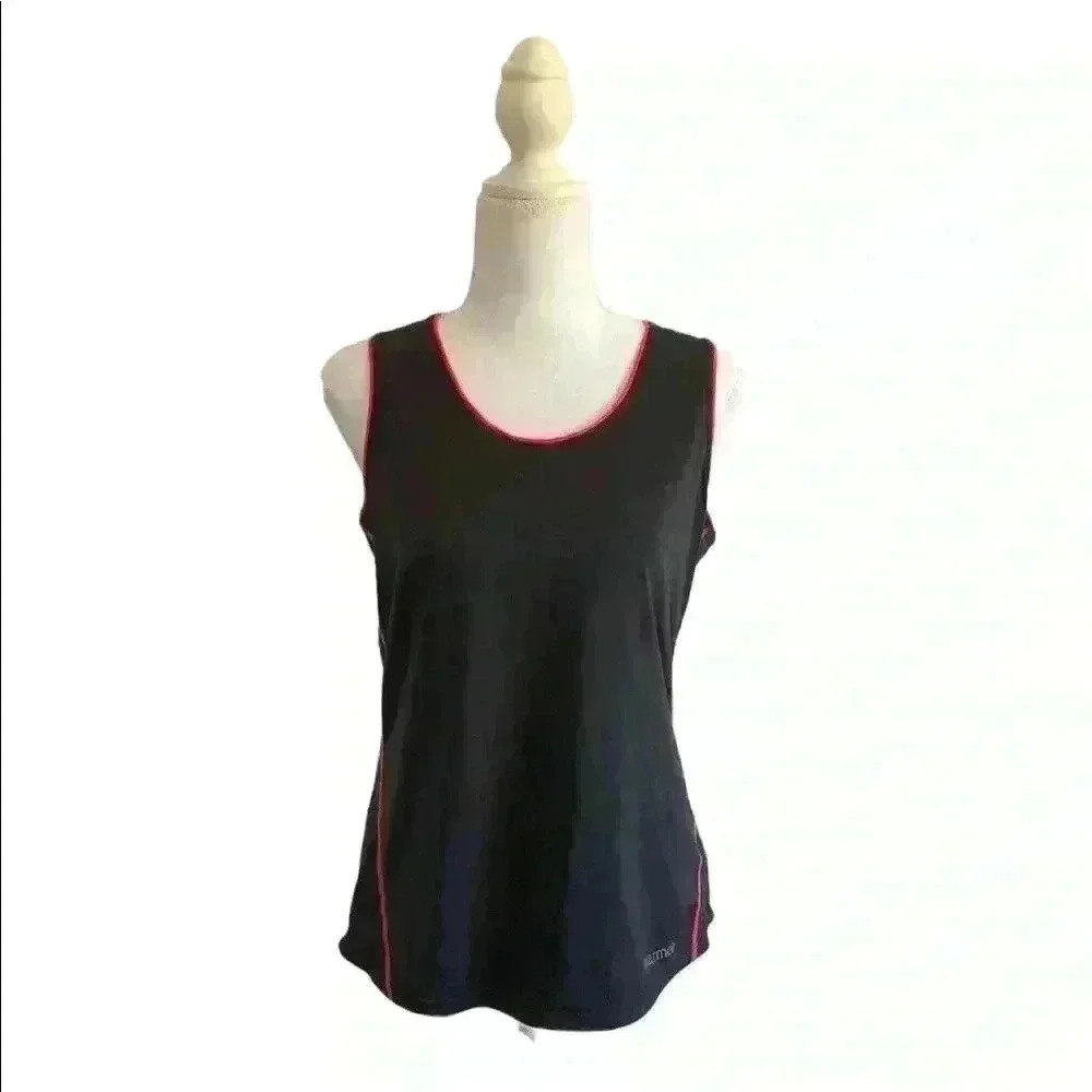 Marmot Activewear Gray & Pink Tank Women’s Size M